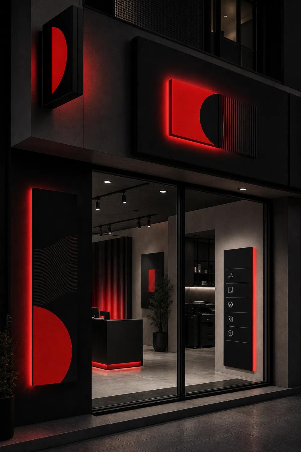 Premium signage and wayfinding project preview